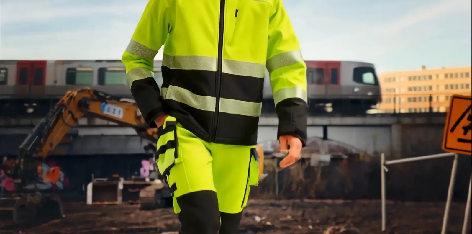Odzież ostrzegawcza BoSafety podczas pracy w terenie